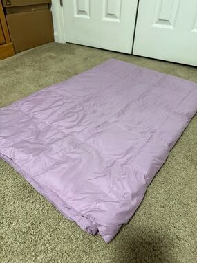 Light Purple Quilted Comforter - Plush Home Bedding